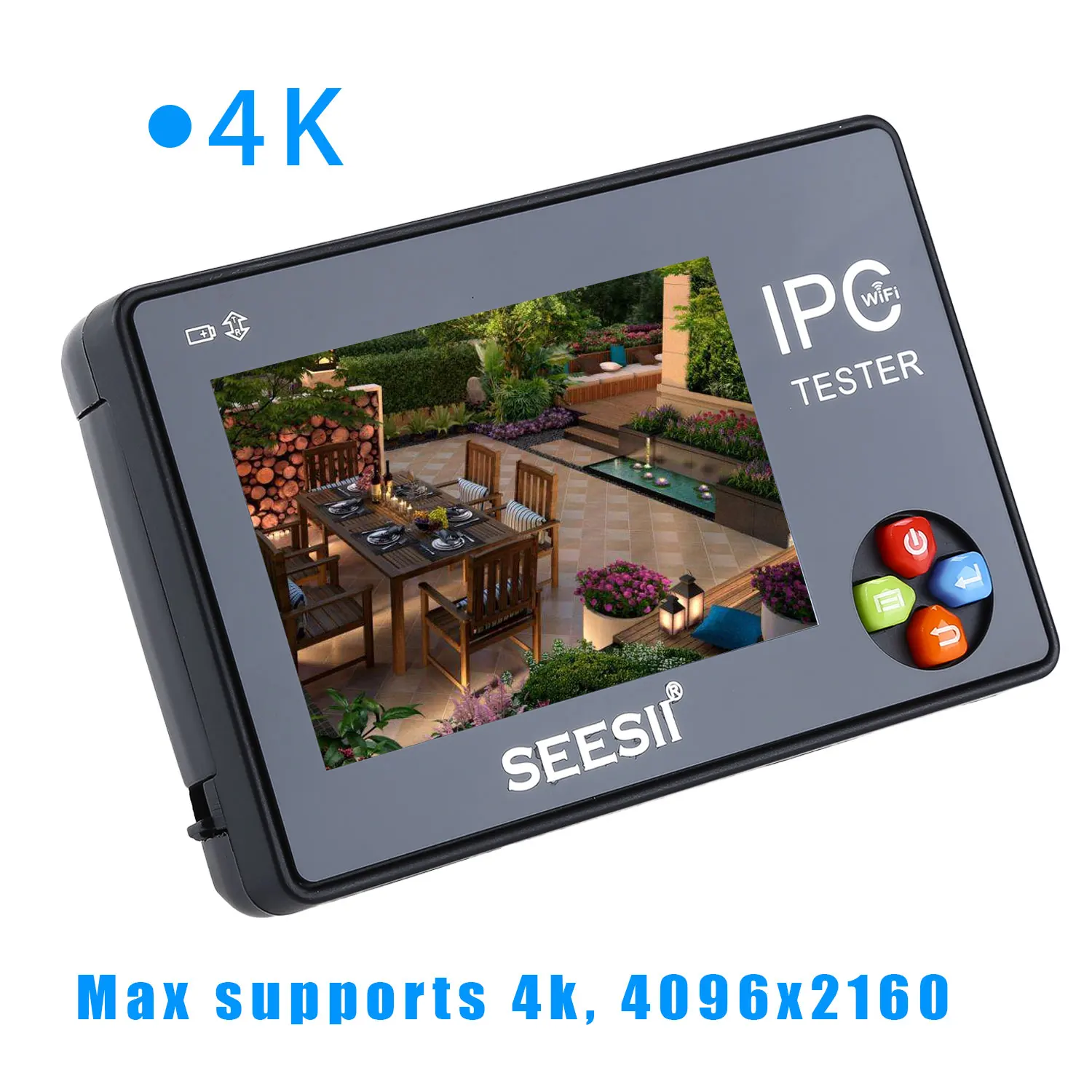 SEESII 3,5 дюймов 4K CCTV IP камера тест er монитор аналоговый CVBS тест ONVIF PTZ контроль сенсорный экран видео монитор