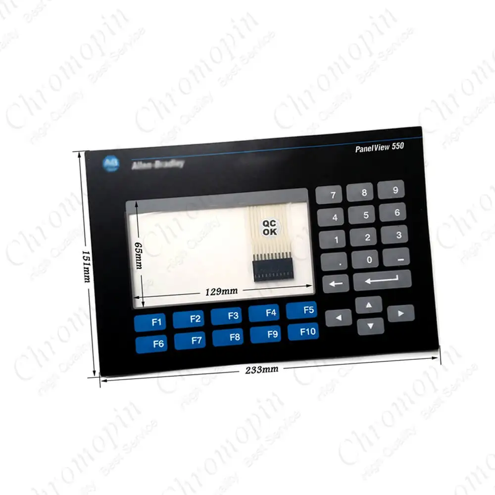 

Membrane Keypad Switch for AB 2711-K5A10 2711-K5A10L1 2711-K5A15 PanelView Standard 550 Monochrome Keyboard