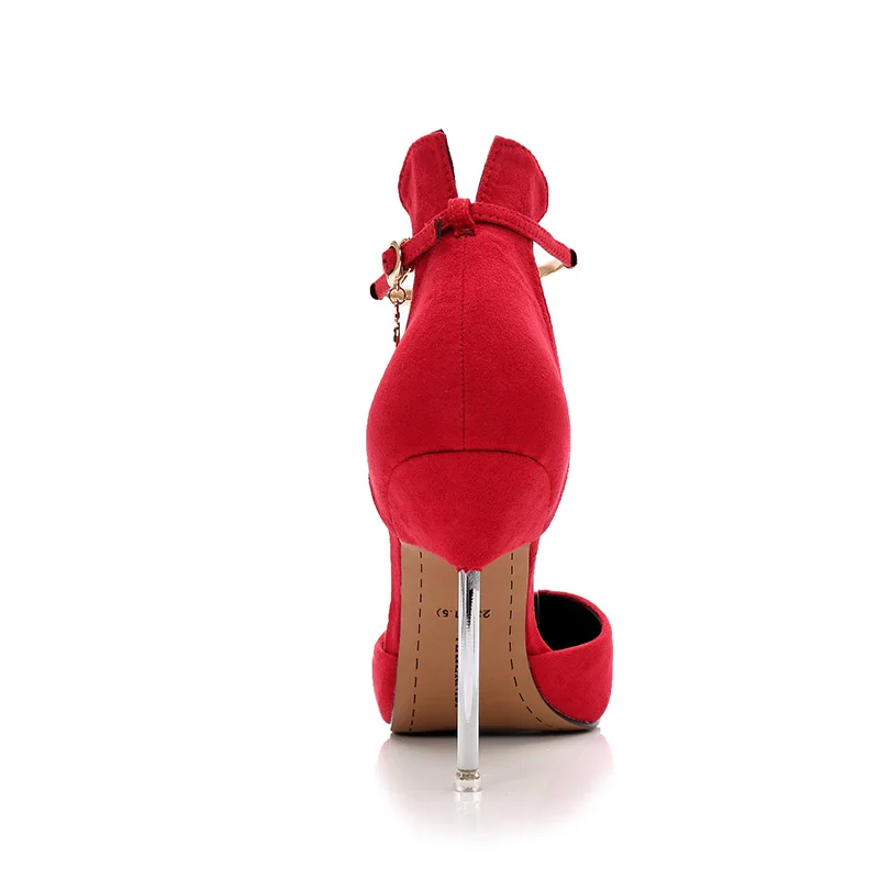 Большие размеры пикантные классические туфли-лодочки на высоком каблуке с