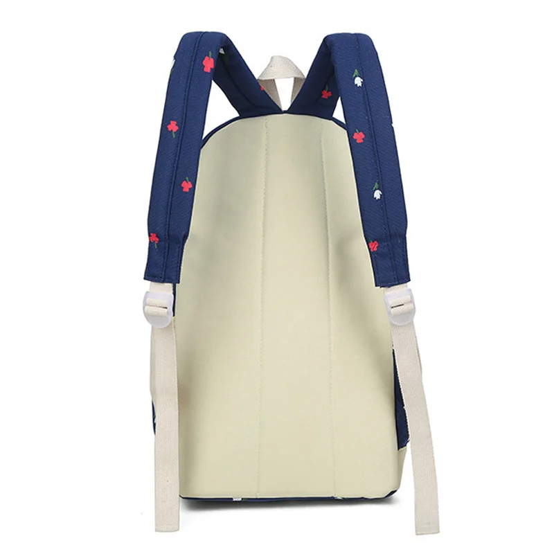 4 шт./компл. модный холщовый рюкзак Женский школьный школьные рюкзаки для