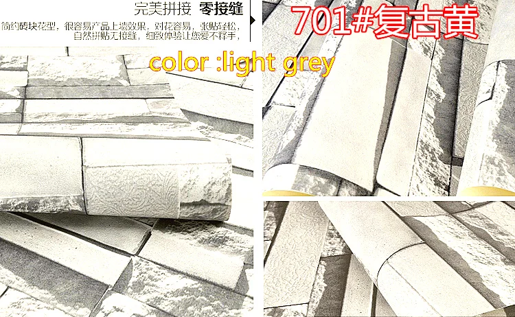 3D ПВХ Современные кирпичные обои для гостиной и спальни китайский Ретро Кирпич