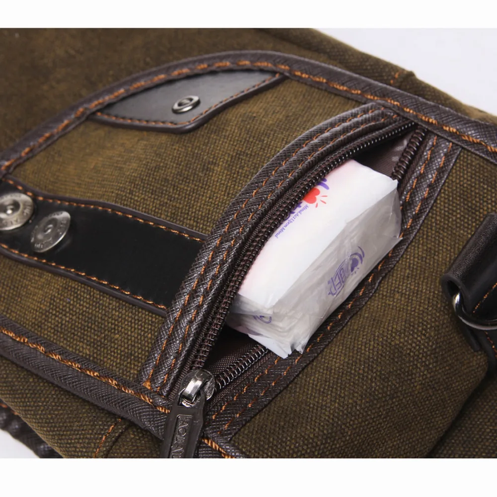 Холщовая/нейлоновая сумка для мужчин Забавный поясной кошелек поездок на бедро