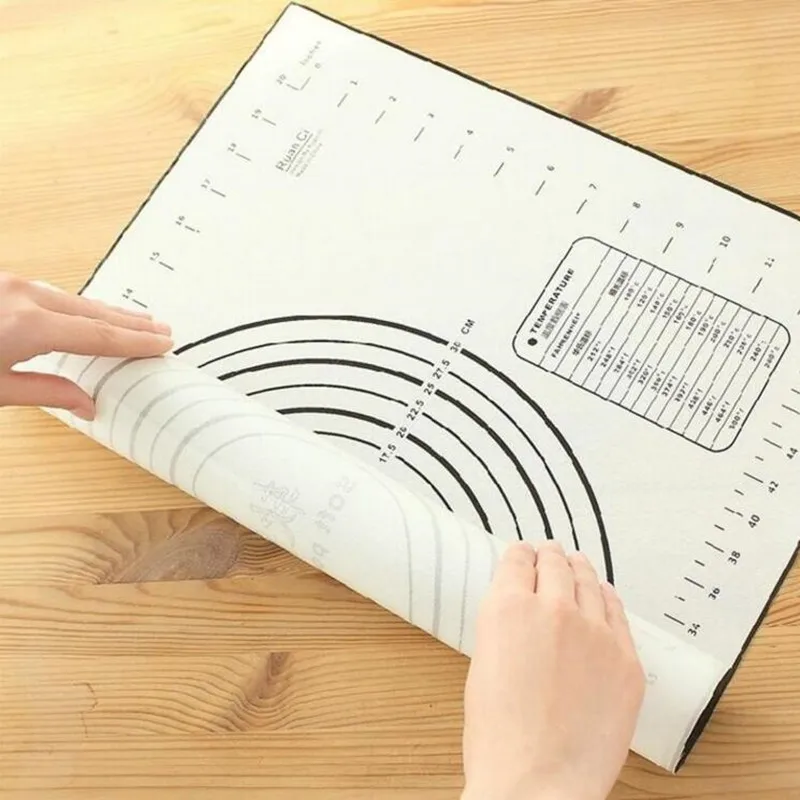 Кухня Инструменты для тортов силиконовый коврик замеса теста выпечки мат