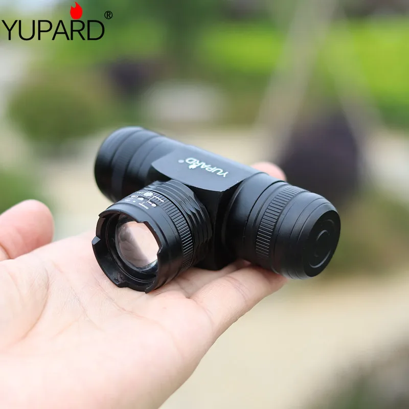 YUPARD Zoomable Zoom IN/OU T6 L2 светодиодный налобный фонарь отрегулировать фару 5 режимов