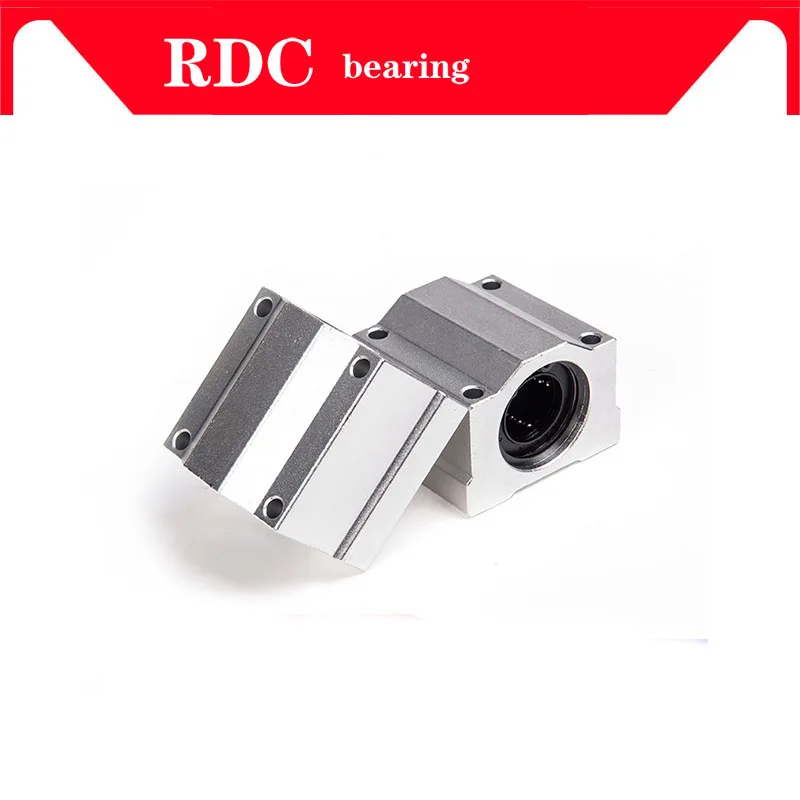 High quality 2 pcs SC12UU SCS12UU Linear motion ball bearings slide block bushing for 12mm shaft Pillow Block with CNC Parts images - 6