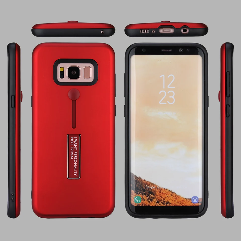 TPU+PC Invisible Ring Button For Samsng A320 A520 A720 Case Shock Absorption Samsung A6 A8 2018 PLUS |
