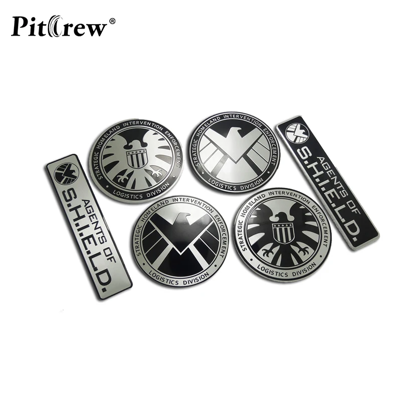 Мульти Тип персонализированные наклейки Marvel агенты щит стикер эмблема значок