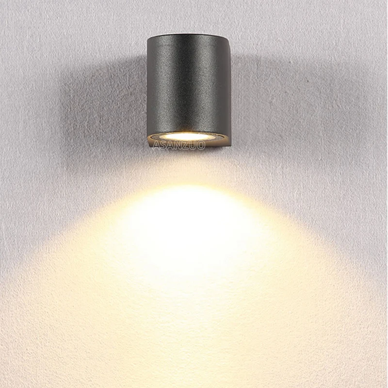 Small Light 3W LED Wall Lamp Sconce Waterproof Porch Light Modern LED Wall Light Balcony Fence Villas Community Walls lighting