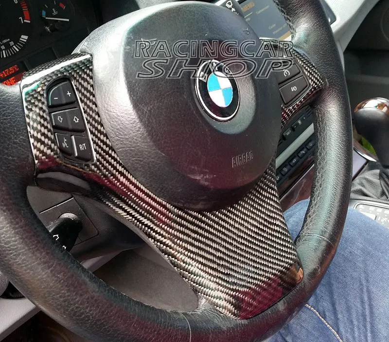 Настоящая накладка на руль из углеродного волокна для BMW E53 X5 2000-2006 B344Y | Автомобили