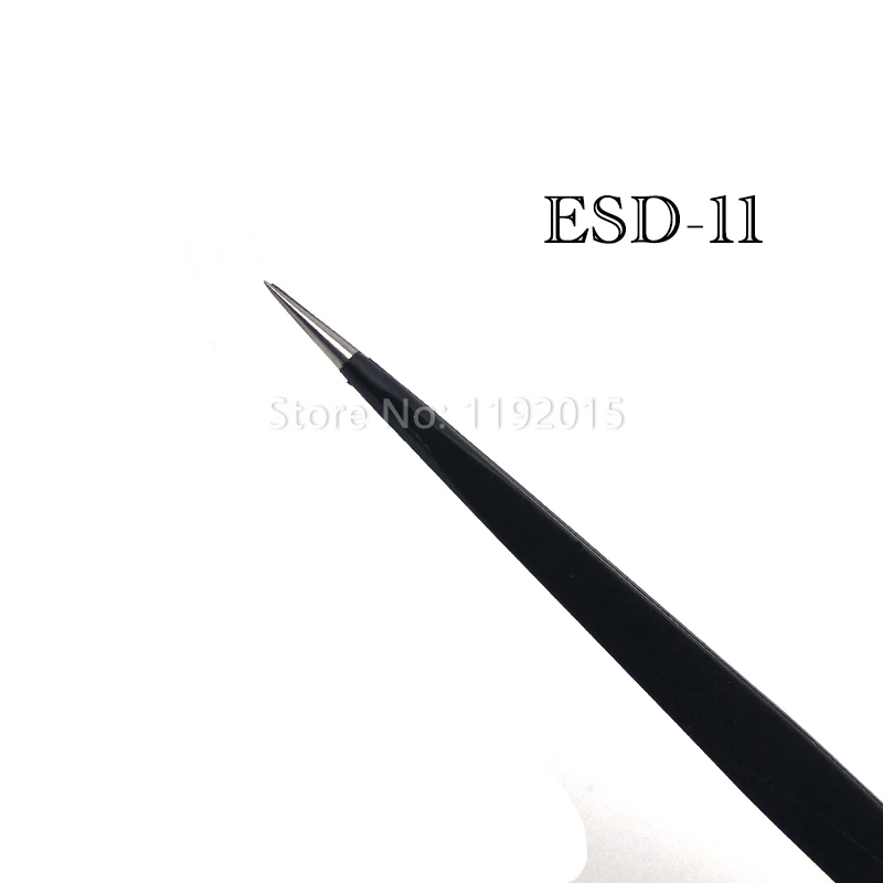 Черный Акрил Нержавеющая сталь Пинцет гель ремонт и обслуживание Paillette Nipper набор