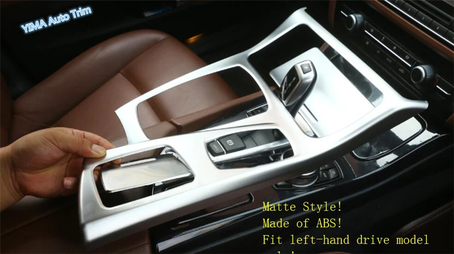 Lapetus For BMW 5 Series F10 525i 535i 2014 2015 2016 ABS Auto Styling Stalls Gearshift Box Frame Cover Trim 3 Pcs / 2 Colors | Автомобили
