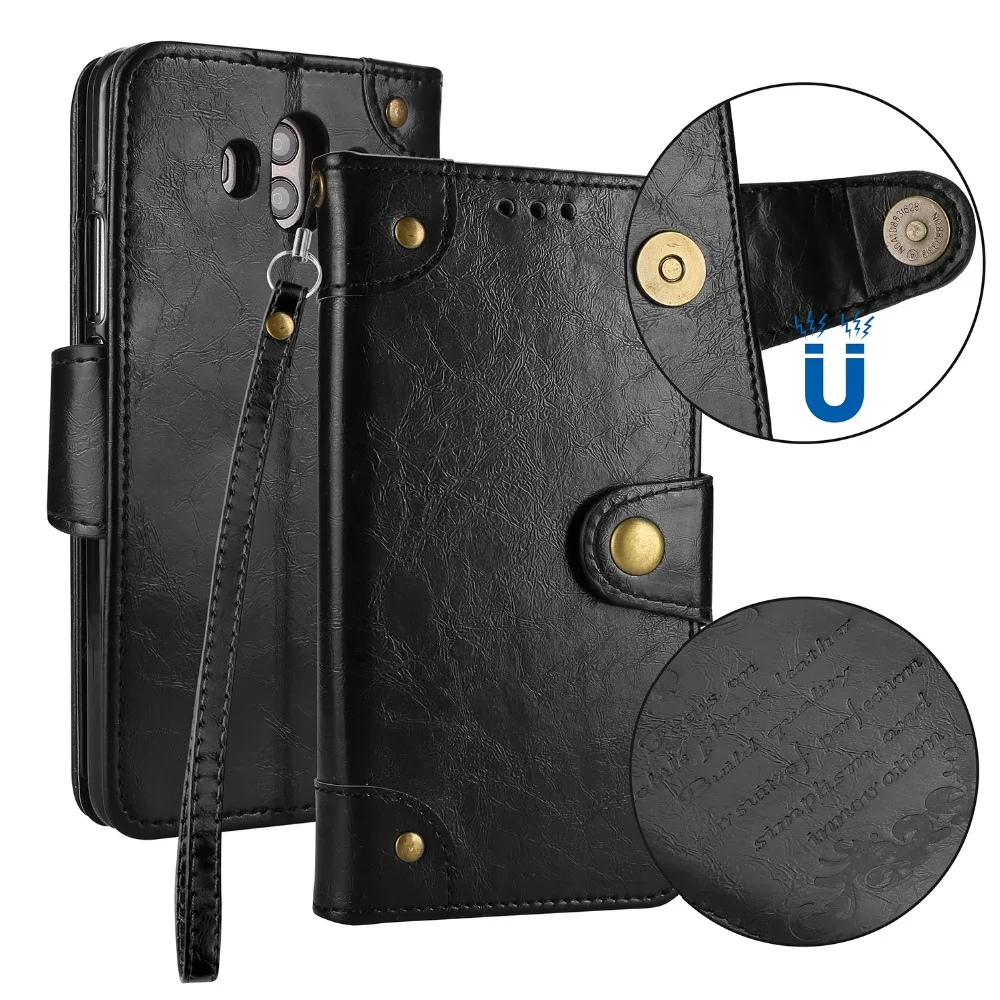 Tipfly Coque для Huawei Коврики 10 Чехол подставка Бумажник Флип PU кожаный чехол Ретро