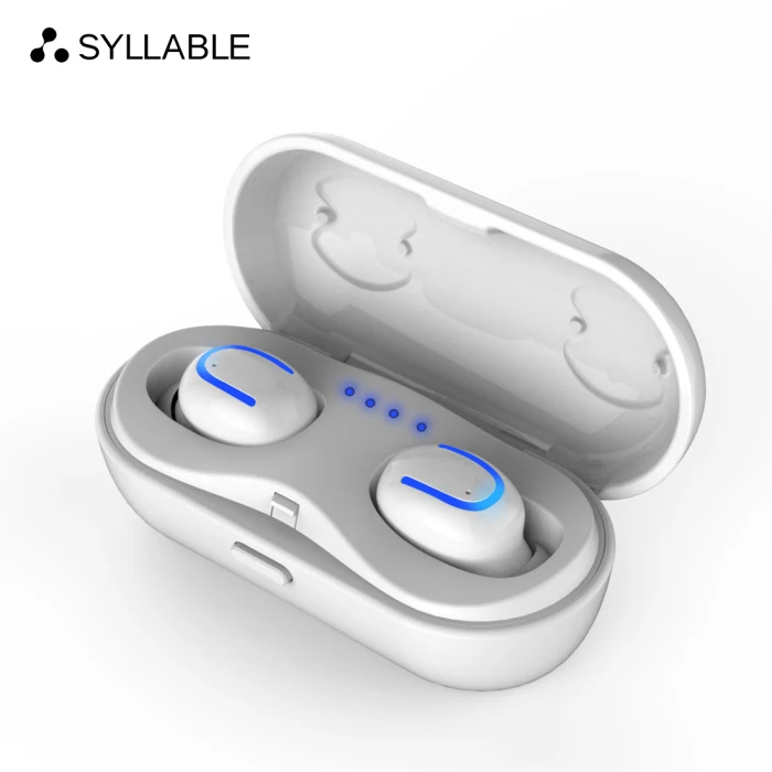 Белый Слог HBQ-Q13S Bluetooth V5.0 TWS наушники с зарядным устройством 600 мАч дополнительные наушники Q13S TWS bluetooth наушники - Цвет: Белый