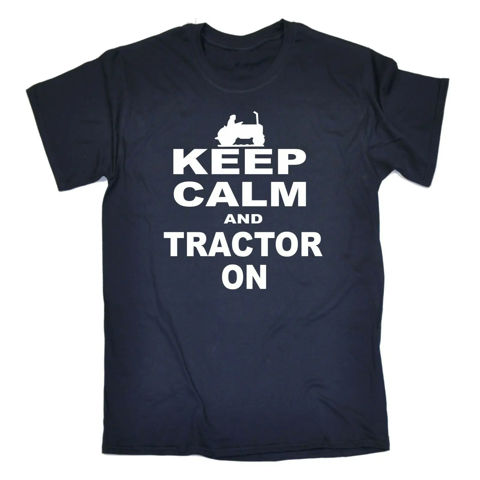 Футболка с надписью Keep Calm And Tractor On Farmer Farming лучший подарок на день рождения