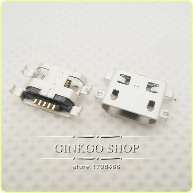 3000 шт. микро USB разъем DIP 5P SMD Mircro зарядка Sockect DIY без края для ремонта мобильных и