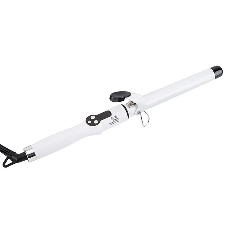 Керамика волос бигуди 25 мм белый щипцы для завивки глубокая волна вращающиеся