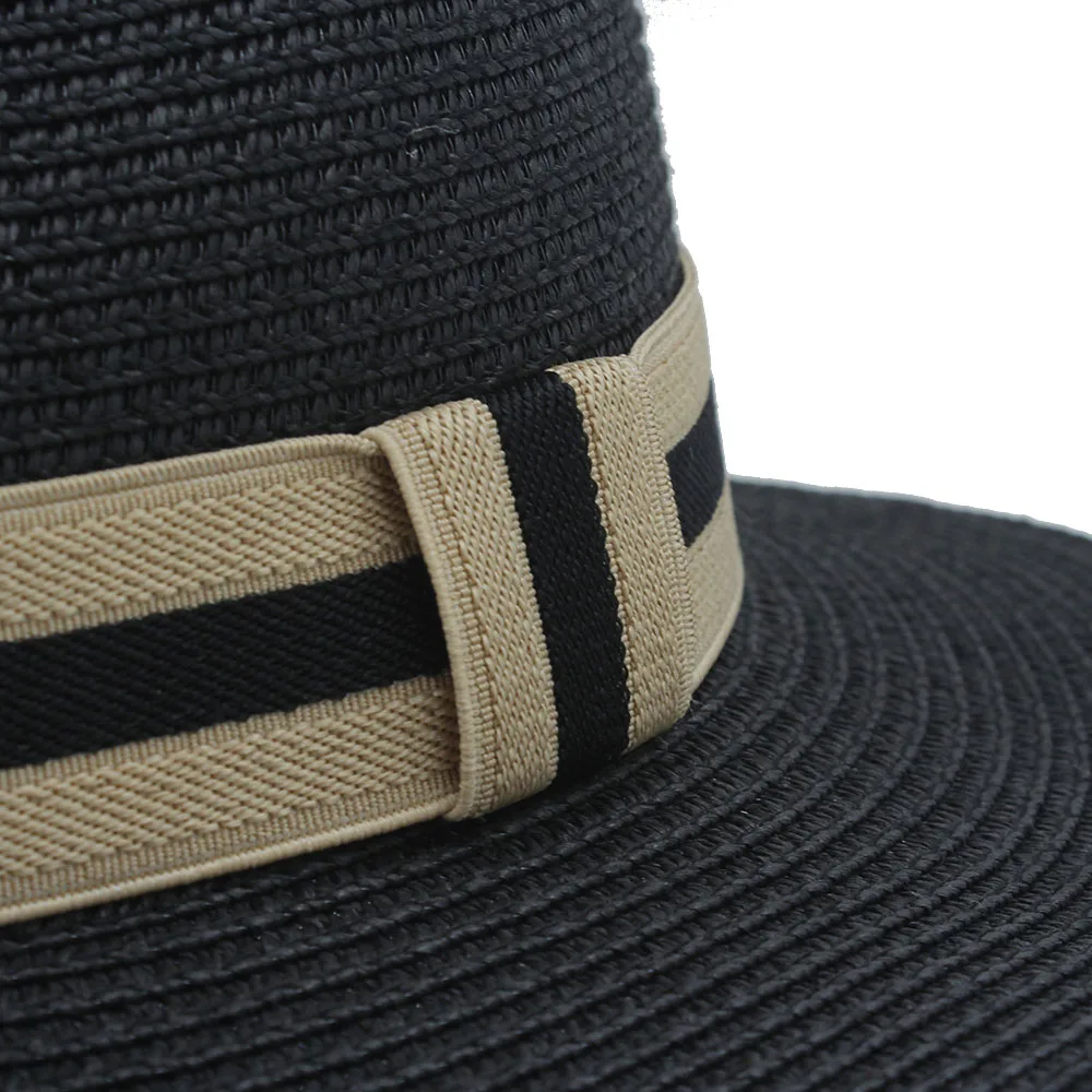 Соломенная шляпа от солнца Toquilla для мужчин и женщин классическая элегантная