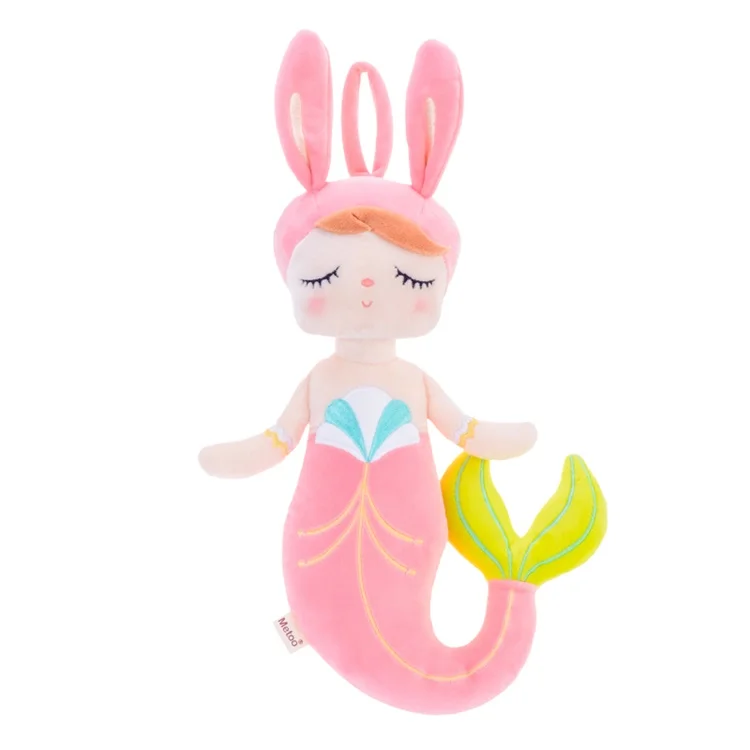 Pink Metoo Плюшевые игрушки Анжела Русалочка куклы с коробкой Dreaming Girl плюшевый кролик мягкие Подарочные игрушки для детей 【 новая коробка 】 - Цвет: Pink
