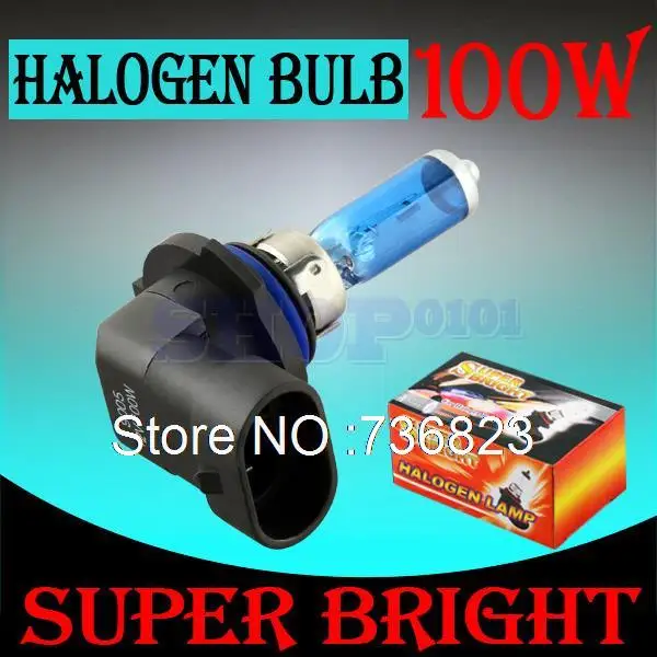 9005 HB3 100 Вт Галогенные Лампы super white Фары противотуманные дневной свет работает