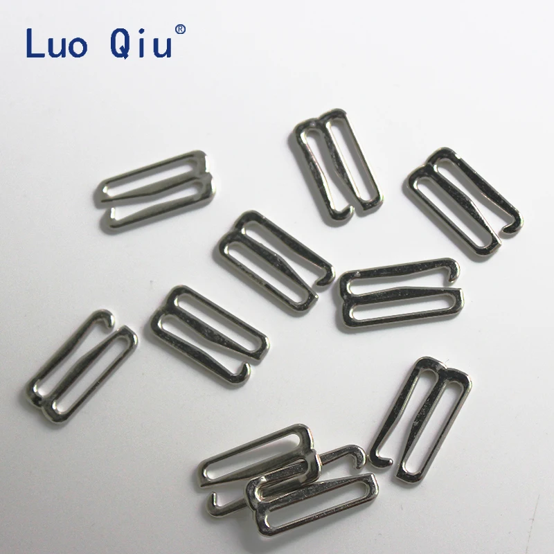 Luo Qiu 500 шт./лот окрашенные серебряные Тип 9 металлические застежки для нижнего