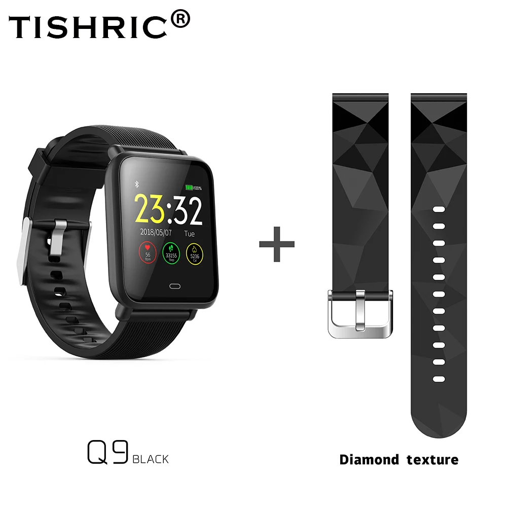 Смарт часы TISHRIC Q9/умные для женщин/мужчин/браслет с Bluetooth часов Apple Android Iphone