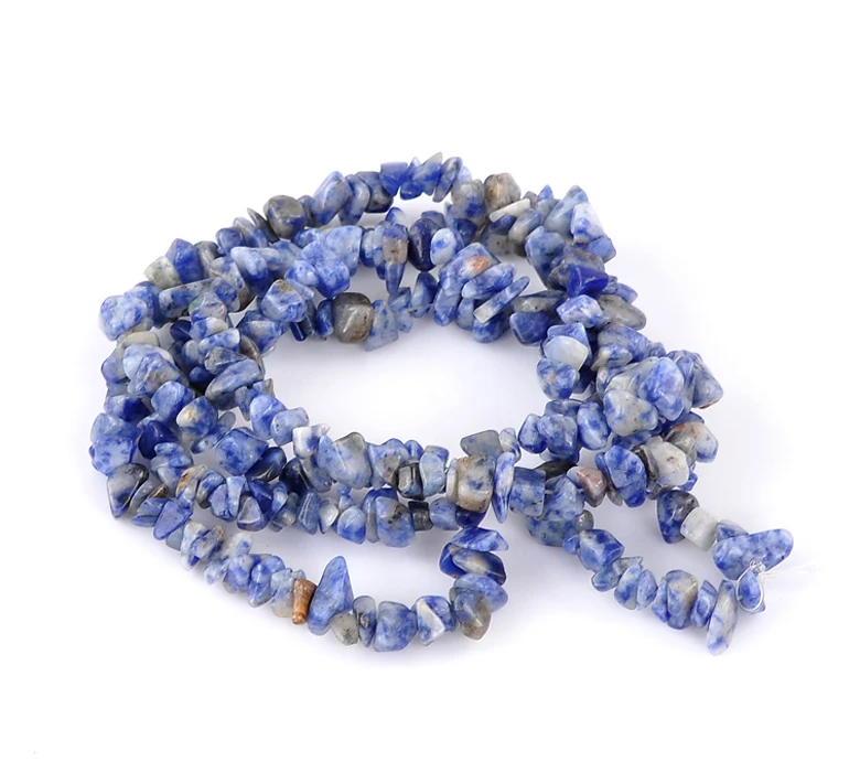 Doreen Box Created Lapis полудрагоценный драгоценный камень чип россыпью бусины синий 5x6 мм