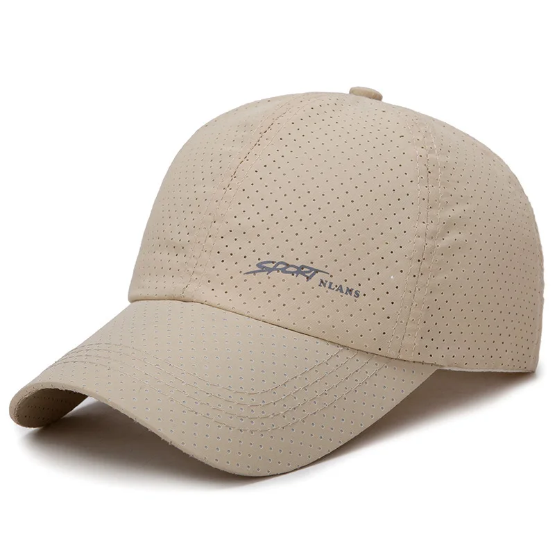 Бейсболка Snapback однотонная быстросохнущая дышащая сетчатая солнцезащитная Кепка