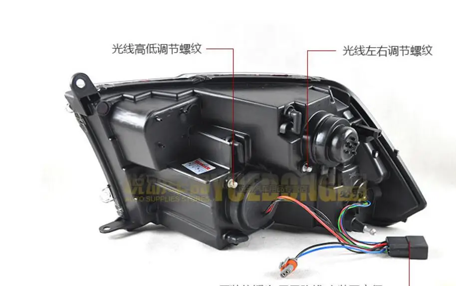 Автомобильный бампер головной светильник Рам 1500 2013 ~ 2015 год автомобильные лампы