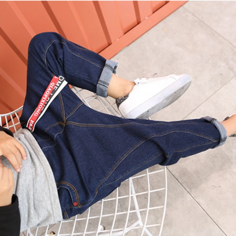 Джинсы для маленьких мальчиков и детские штаны одежда на весну осень джинсы в