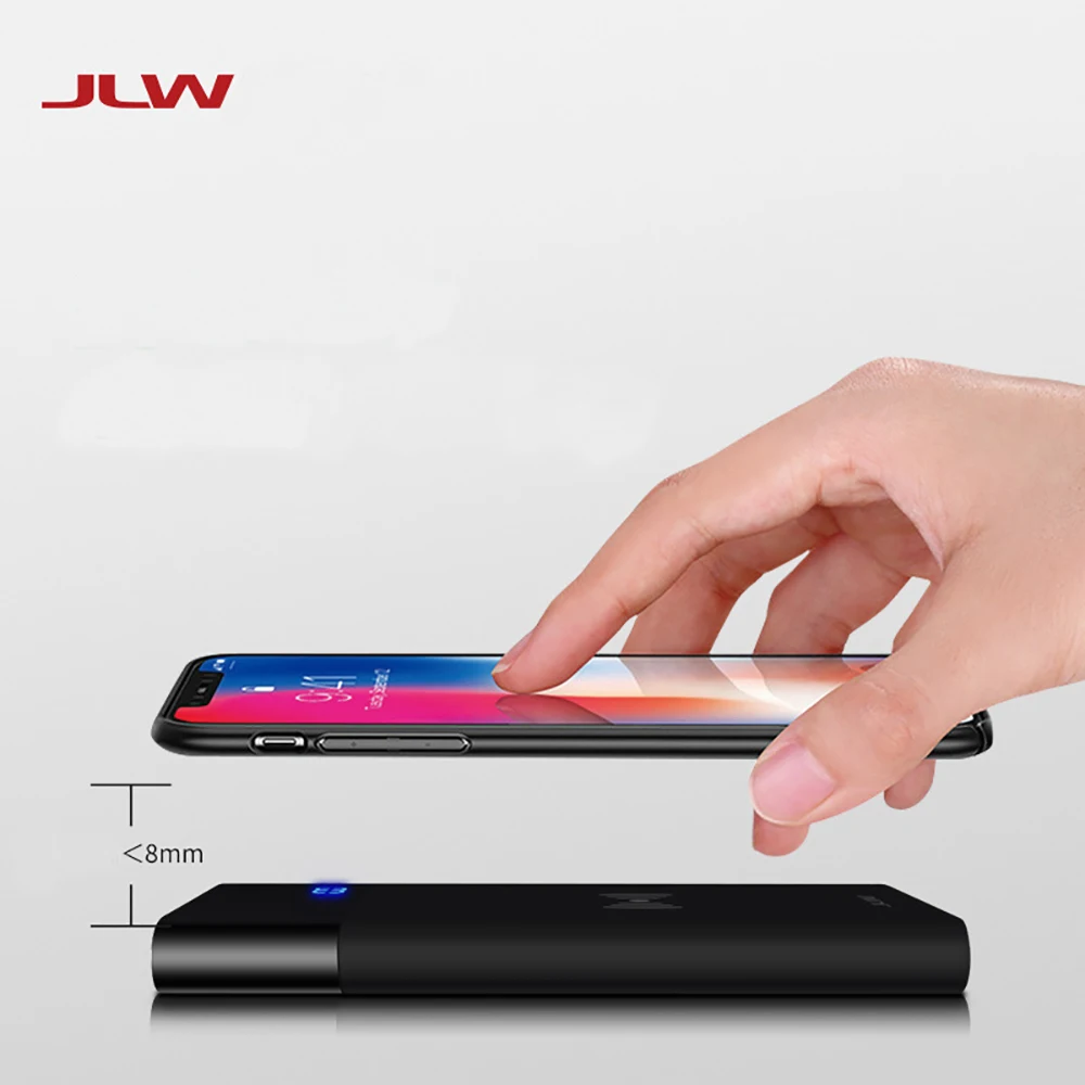JLW-W80 универсальное беспроводное зарядное устройство Q1 для iPhone X 8 8Plus Samsung S9 S8 S7