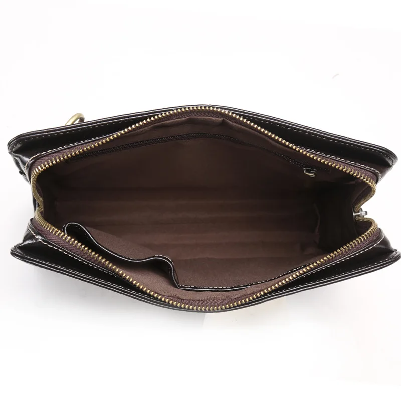 Новые мужские стильные длинные сумки для денег на молнии многофункциональная