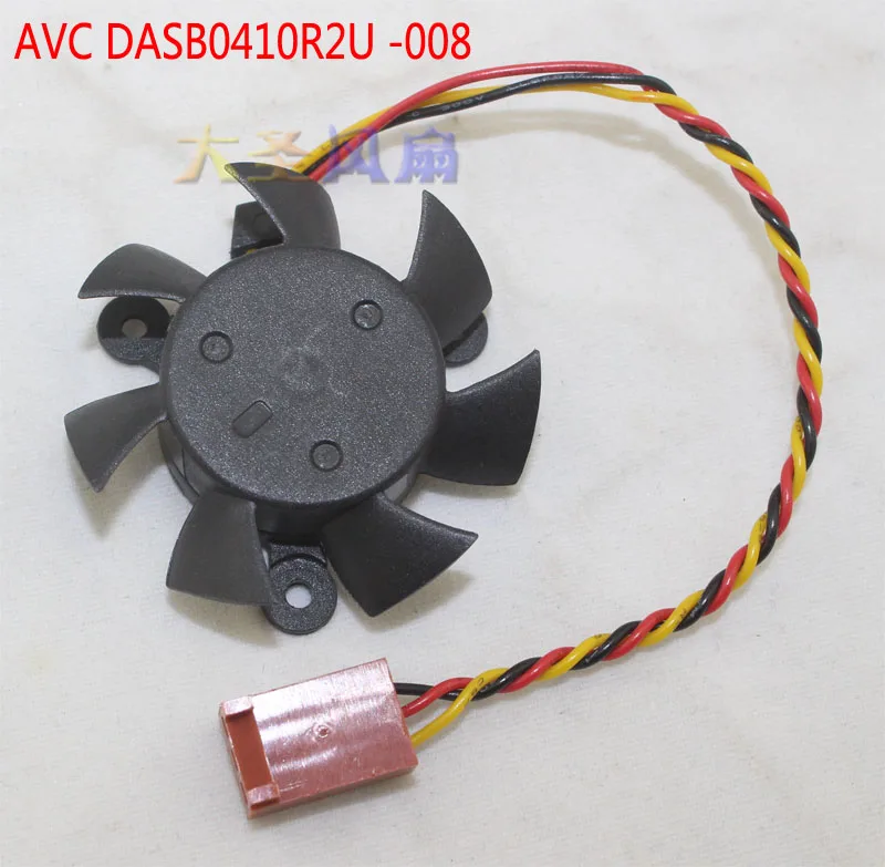 AVC DASB0410R2U -008 DC 12V 0.10A Dia. 36 мм C.T.C 26 3-Провода Сервер вентилятор охлаждения |