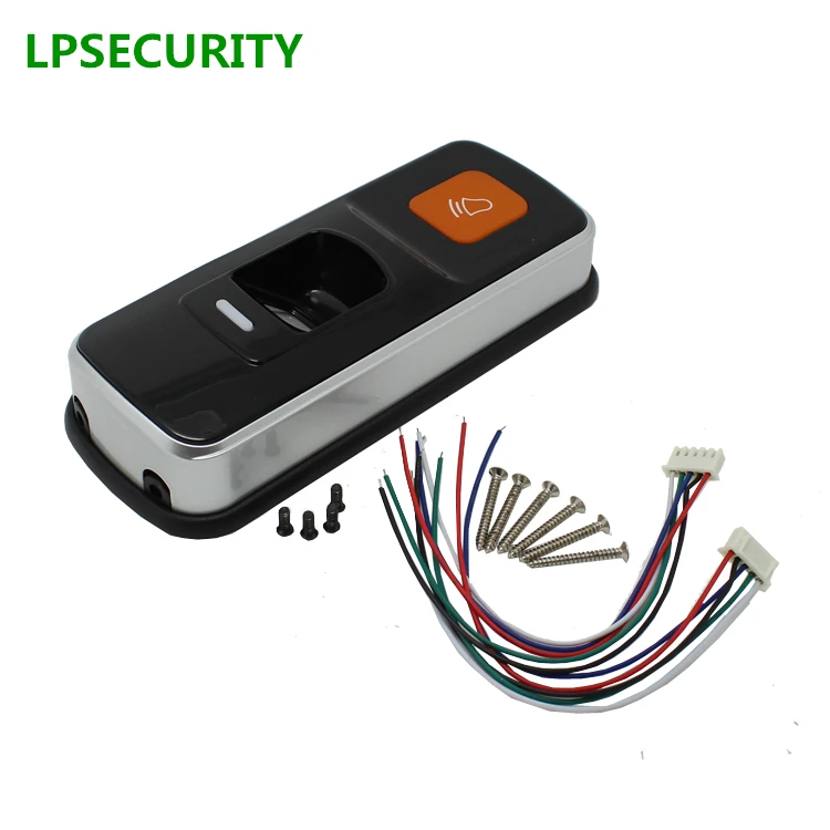 Lpsecurity WG26 Биометрические Дактилоскопические системы доступа Reader Поддержка 3000 RFID карты дверь реле с 10 шт. ключевые теги