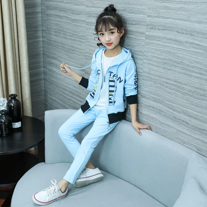 2018 Весна Новая мода для девочек хлопковая толстовка на молнии отдыха печатает