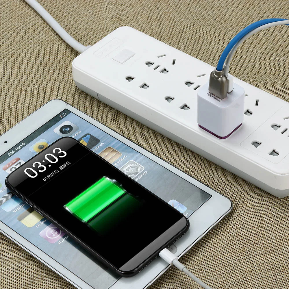 EU US Plug Dual USB зарядное устройство 5 В/2 а Быстрая зарядка USB зарядное устройство планшет универсальный мобильный телефон настенный адаптер для iPhone XS Max z85