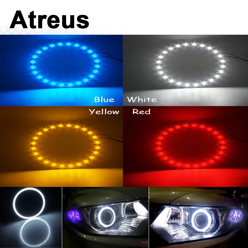 Atreus 2 шт. для Mitsubishi ASX Suzuki Subaru Acura Jeep Renegade Fiat 500 Hyundai Solaris Автомобильные светодиодные