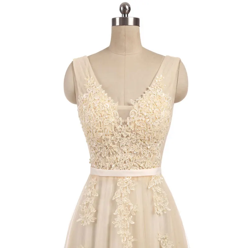 Vestido de novia para boda белое свадебное платье Festa трапециевидной формы с аппликацией на