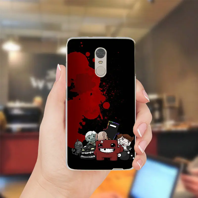 Super Meat Boy Силиконовые Мягкий ТПУ случаи мобильного телефона чехол для Xiaomi Redmi Mi Note 2