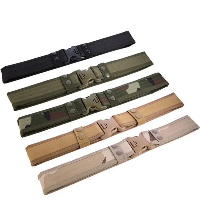 

Heavy Duty Tactical Adjustable Waist Belt 2 Inch Outdoor Hiking Climbing Load Bearing Utility Waistband Police Belt Duty Belt