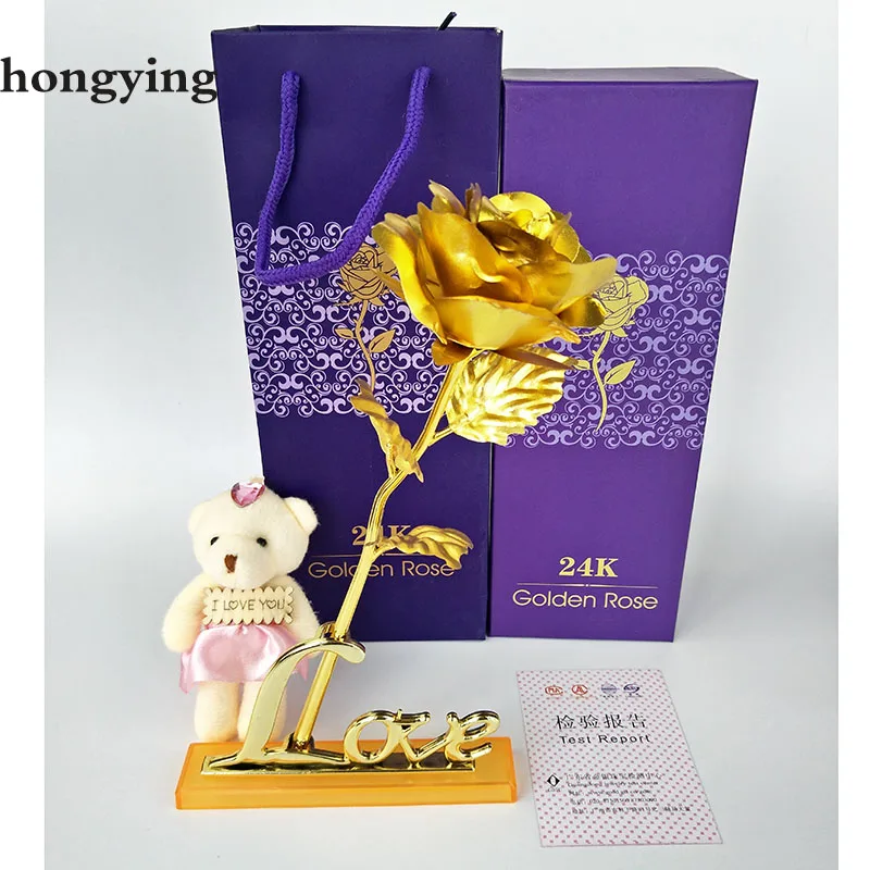 

Роза, 1 шт., Золотая Роза, 24 к, позолоченная Роза, Золотая Роза, искусственные цветы, украшение для свадьбы, подарок на день рождения