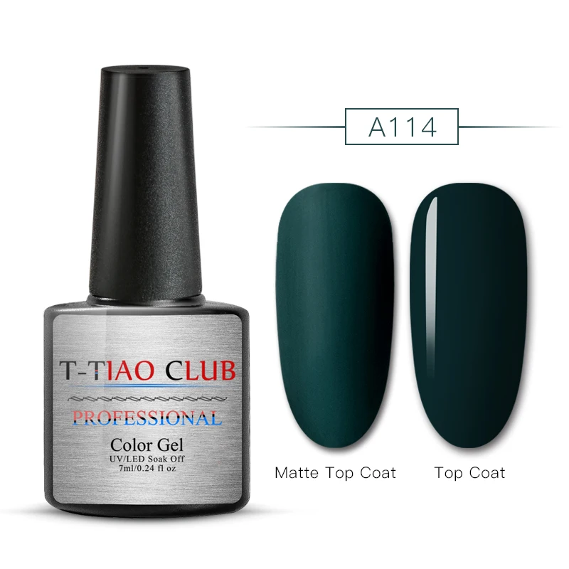 AAM30410 T-TIAO CLUB, 7 мл, матовое верхнее покрытие, счастливый цвет, Полупостоянный Гель-лак, УФ светодиодный, лампа, долговечный, отмачивается, Гель-лак для ногтей - Цвет: AAM30410