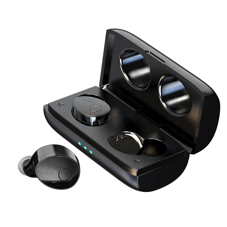 Мини Спортивные беспроводные наушники Bluetooth наушники гарнитуры TWS 5,0 наушники для всех телефонов с зарядной коробкой YZ279