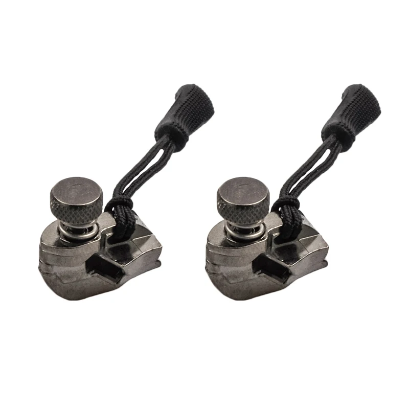 Black Nickel M x 2pc AceCamp Fixnzip комплект для ремонта молнии Съемник замена никель Fix установка для шитья куртки с капюшоном инструмент одежда мешок Винт слайдер - Цвет: Black Nickel M x 2pc