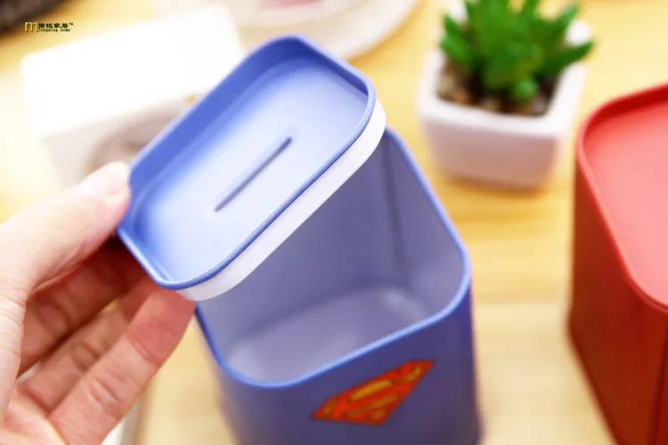 1 шт. Персонализированная квадратная копилка серия Logbook жестяная тарелка коробка