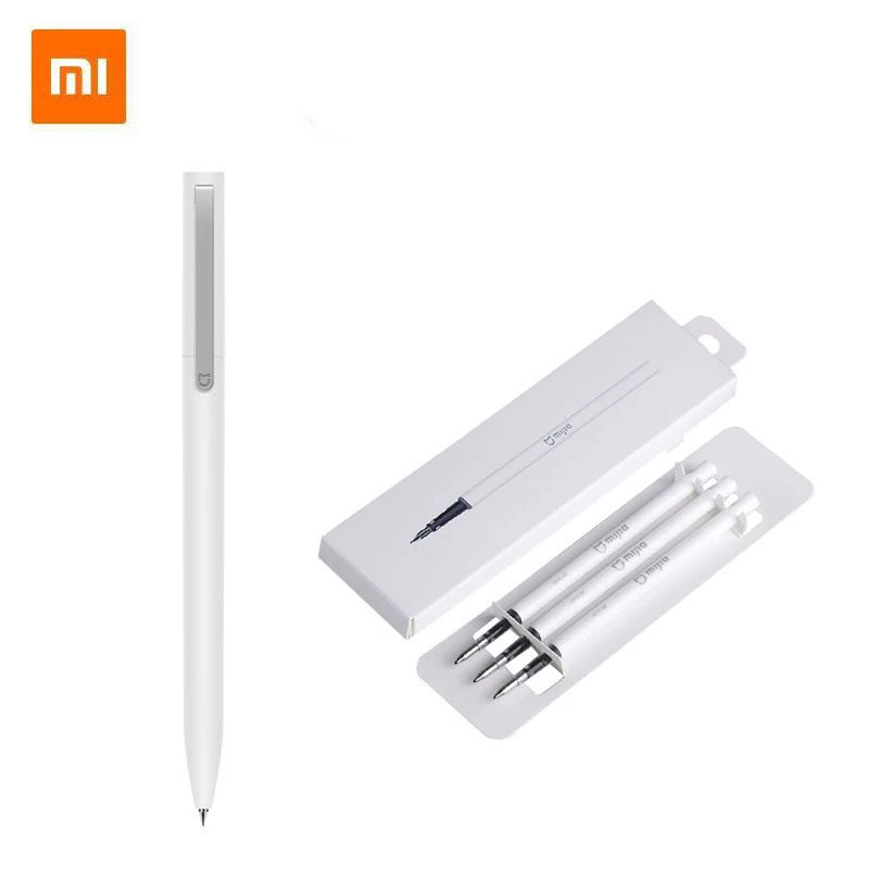 Xiaomi Mijia Sign Pens 9,5 мм ручки для подписей PREMEC гладкая швейцарская заправка MiKuni японские чернила добавить Mijia ручки черный Заправка