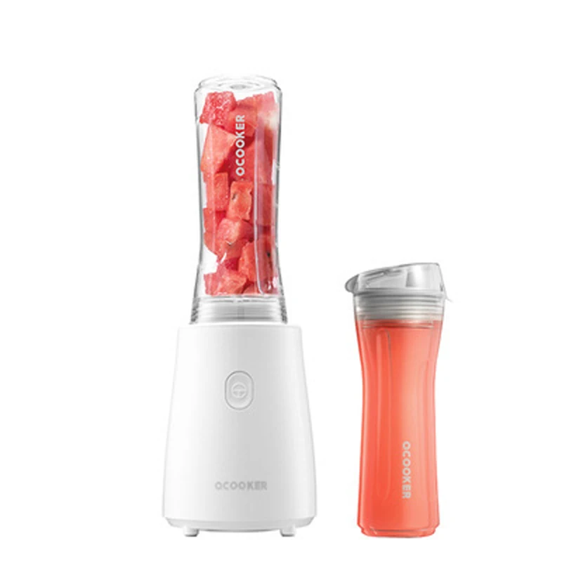 Белый Xiaomi Mijia Ocooker портативная соковыжималка из нержавеющей стали для фруктов, овощей, мини-машина для приготовления апельсинового сока, блендер, кухонный комбайн - Цвет: Белый