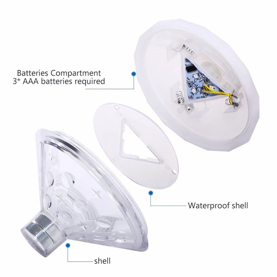 Светодиодный водонепроницаемый RGB светильник для бассейна уличный подводный