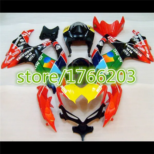 

For A GSXR600 2008 2010 red black green GSXR750 2008 2009 2010 GSX-R600 / GSX-R750 08-10 K8 ABS Fairing Set Plastic Kit BBF