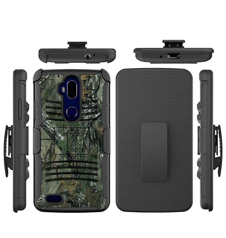 Новинка для zte Z986U/Blade Max 3 6," чехол Гибридный сверхмощный 3 в 1 военный Камуфляжный жесткий противоударный чехол с зажимом для ремня чехол-подставка