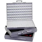 AideTek, 3 пустых корпуса, резистор для поверхностного монтажа органайзер для конденсаторов 1206 0805 0603, пластиковая деталь наклейки на коробку smd storage3BOXALL